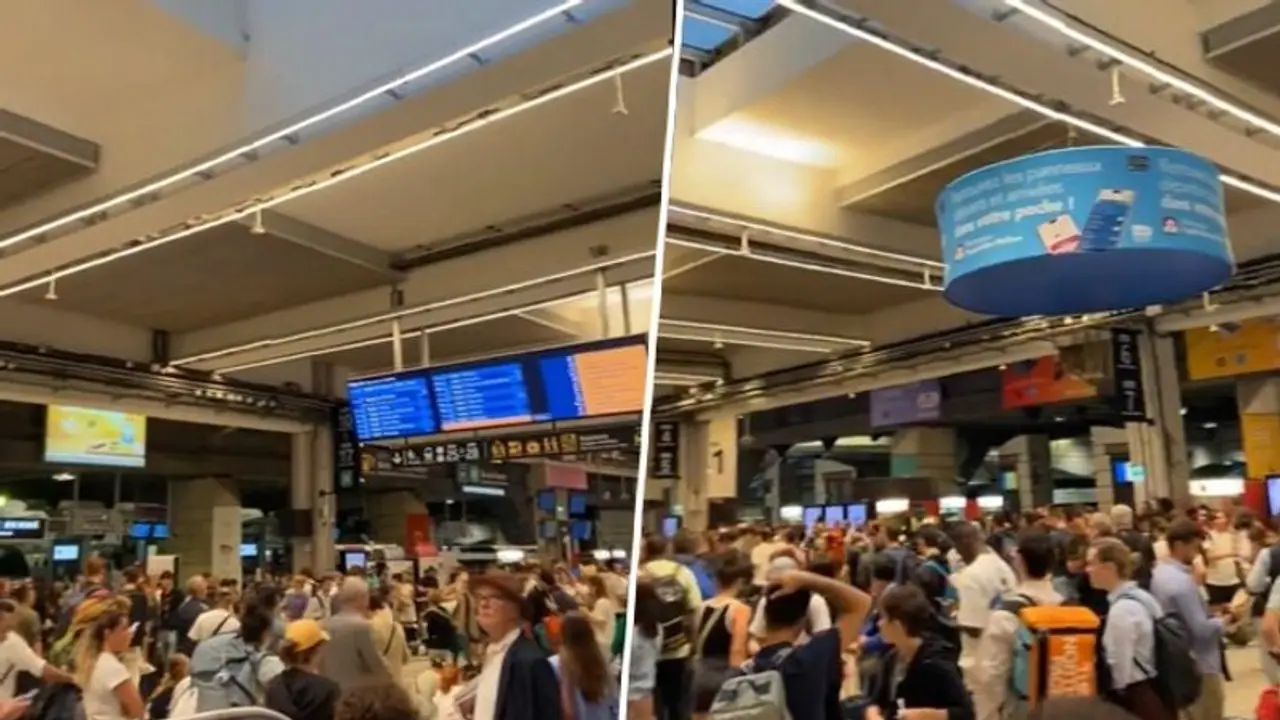 France's high speed rail network hit by 'malicious acts', including arson attacks, ahead of Paris Olympics