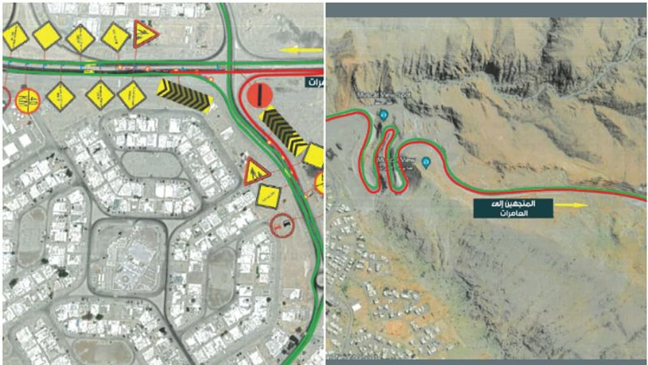അറ്റകുറ്റപ്പണികൾക്കായി ഒമാനിലെ പ്രധാന റോഡ് ഭാഗികമായി അടച്ചു