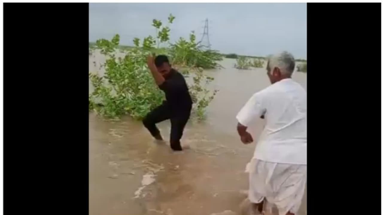 Viral Video: Father Son dances in Kutch captures heart amid Gujarat's flood crisis [WATCH]