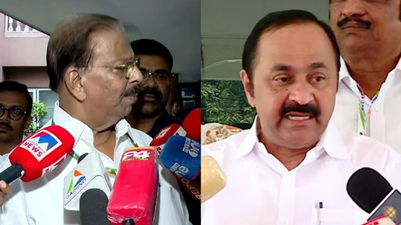 പാർട്ടിയിൽ തർക്കമുണ്ട്, വിഡി സതീശൻ മിഷൻ 2025 യോഗത്തിൽ നിന്ന് വിട്ടുനിന്നത് വിമര്ശനം ഉയര്ന്നതിനാൽ: കെ സുധാകരൻ പാർട്ടിയിൽ തർക്കമുണ്ട്, വിഡി സതീശൻ മിഷൻ 2025 യോഗത്തിൽ നിന്ന് വിട്ടുനിന്നത് വിമര്ശനം ഉയര്ന്നതിനാൽ: കെ സുധാകരൻ