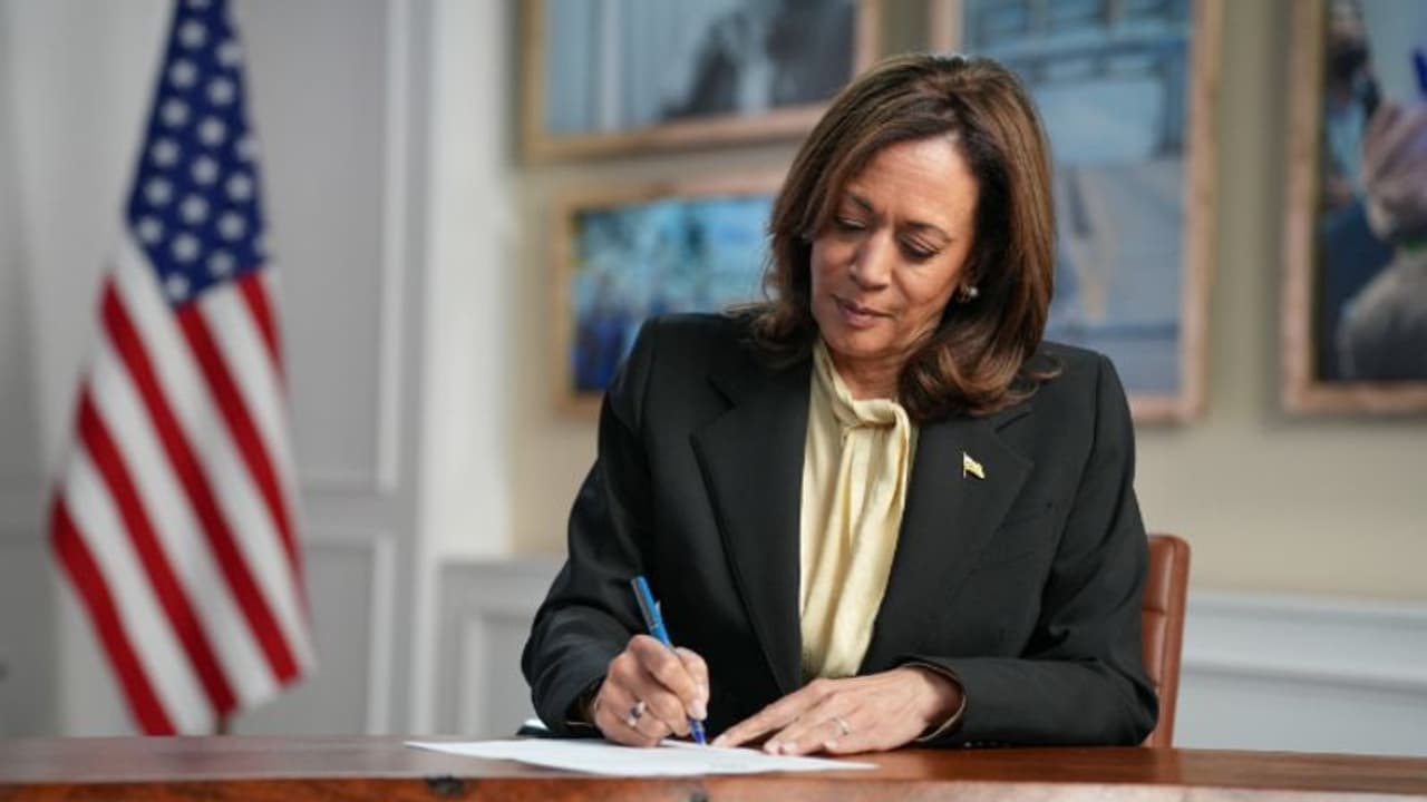 US Election | அமெரிக்க அதிபர் தேர்தலில் ஜனநாயகக் கட்சி வேட்பாளராக 'கமலா ஹாரிஸ்' அதிகாரபூர்வ அறிவிப்பு!! US Election | அமெரிக்க அதிபர் தேர்தலில் ஜனநாயகக் கட்சி வேட்பாளராக 'கமலா ஹாரிஸ்' அதிகாரபூர்வ அறிவிப்பு!!