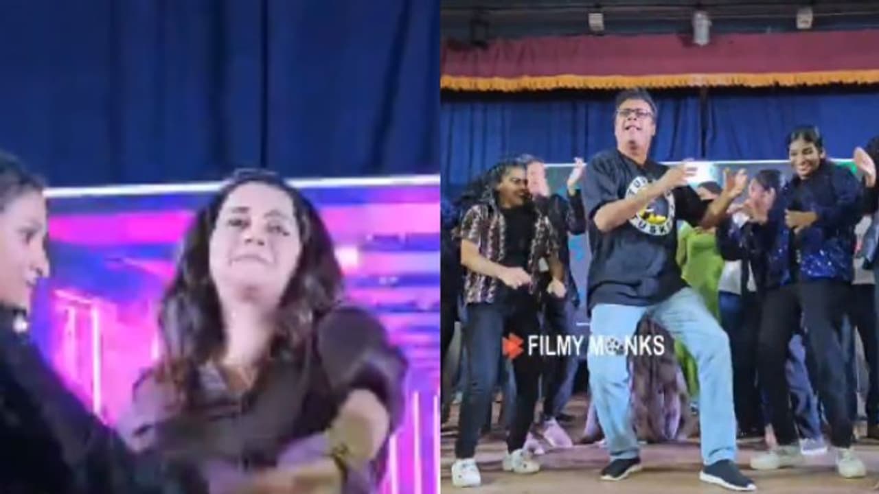 കോളേജ് പിള്ളേരേയും അമ്പരപ്പിച്ച് ഡാൻസ്, വീഡിയോയില്‍ നന്ദുവിനൊപ്പം ഭാവനയും