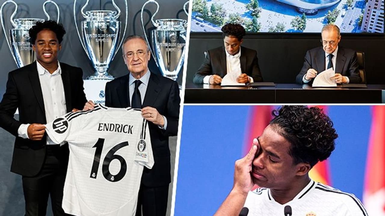 'It's a dream come true': 18 year old Endrick gets emotional during Real Madrid unveiling (WATCH) 'It's a dream come true': 18 year old Endrick gets emotional during Real Madrid unveiling (WATCH)