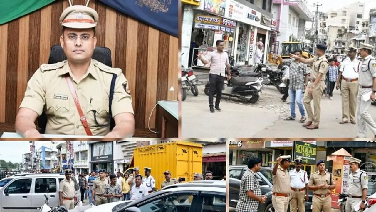 ವಿಜಯಪುರ: ಟ್ರಾಫಿಕ್ ತಾಪತ್ರಯ ತಪ್ಪಿಸಲು ಪೀಲ್ಡಿಗಿಳಿದ ಎಸ್ಪಿ ಹೃಷಿಕೇಶ್..!