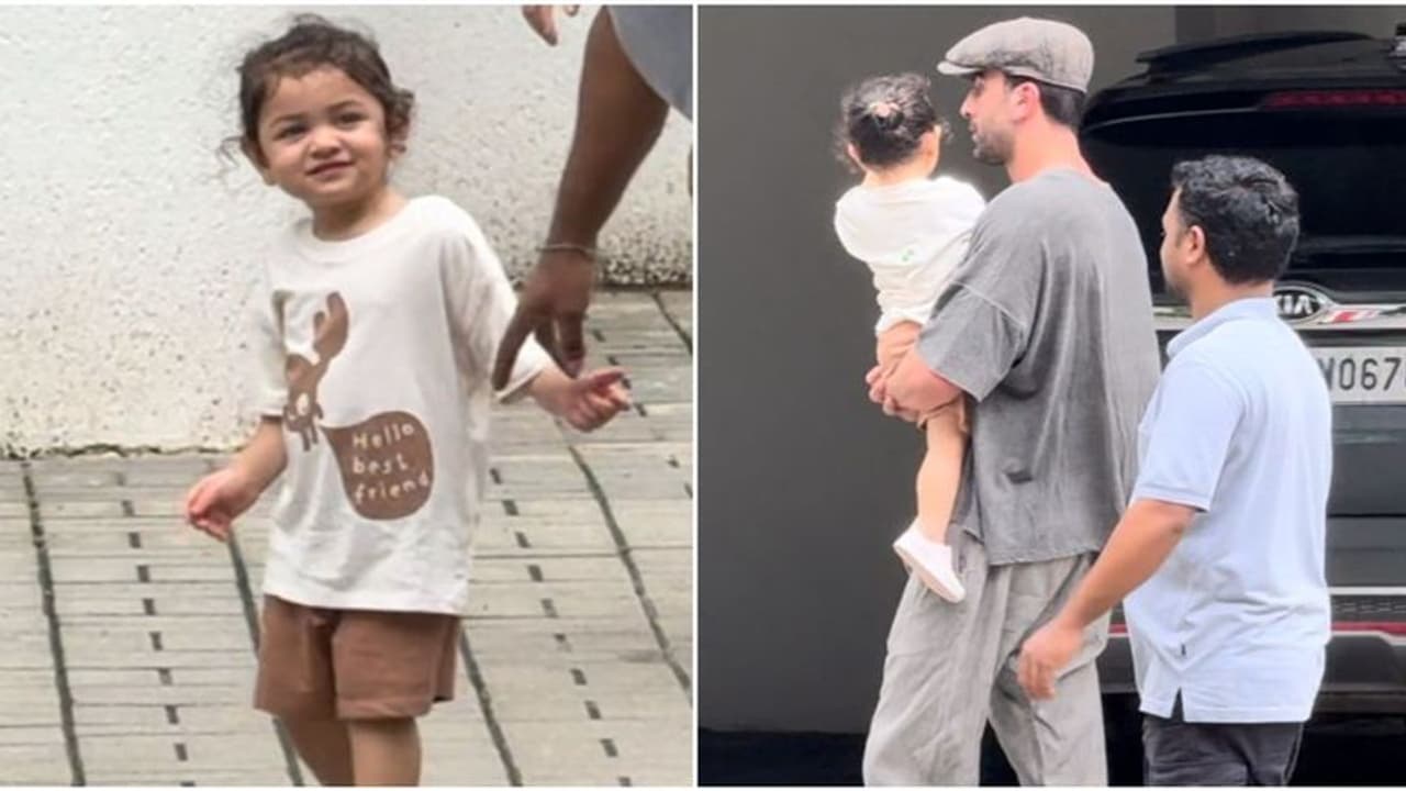 Ranbir Kapoor takes daughter Raha out for a morning stroll; fans gush over her 'cuteness' [WATCH]
