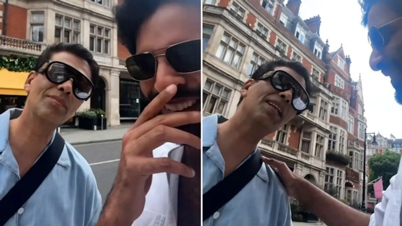 Here's what happened when a fan called Karan Johar UNCLE in London; see FUNNY video