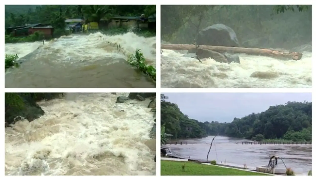 മഴക്കെടുതിയിൽ കേരളം; വിവിധ ജില്ലകളിൽ ശക്തമായ മഴ, മണ്ണിടിച്ചിൽ; കര കവിഞ്ഞ് നദികള്‍; ആളുകളെ ക്യാംപിലേക്ക് മാറ്റി