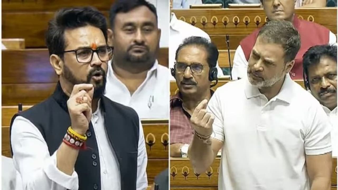 ರಾಹುಲ್‌ ಗಾಂಧಿ ಜಾತಿ ಕೆದಕಿ ವಿವಾದ ಸೃಷ್ಟಿಸಿದ ಅನುರಾಗ್‌ ಠಾಕೂರ್‌, ಇದು ನಿಂದನೆ ಎಂದ ಕಾಂಗ್ರೆಸ್‌ ನಾಯಕ!