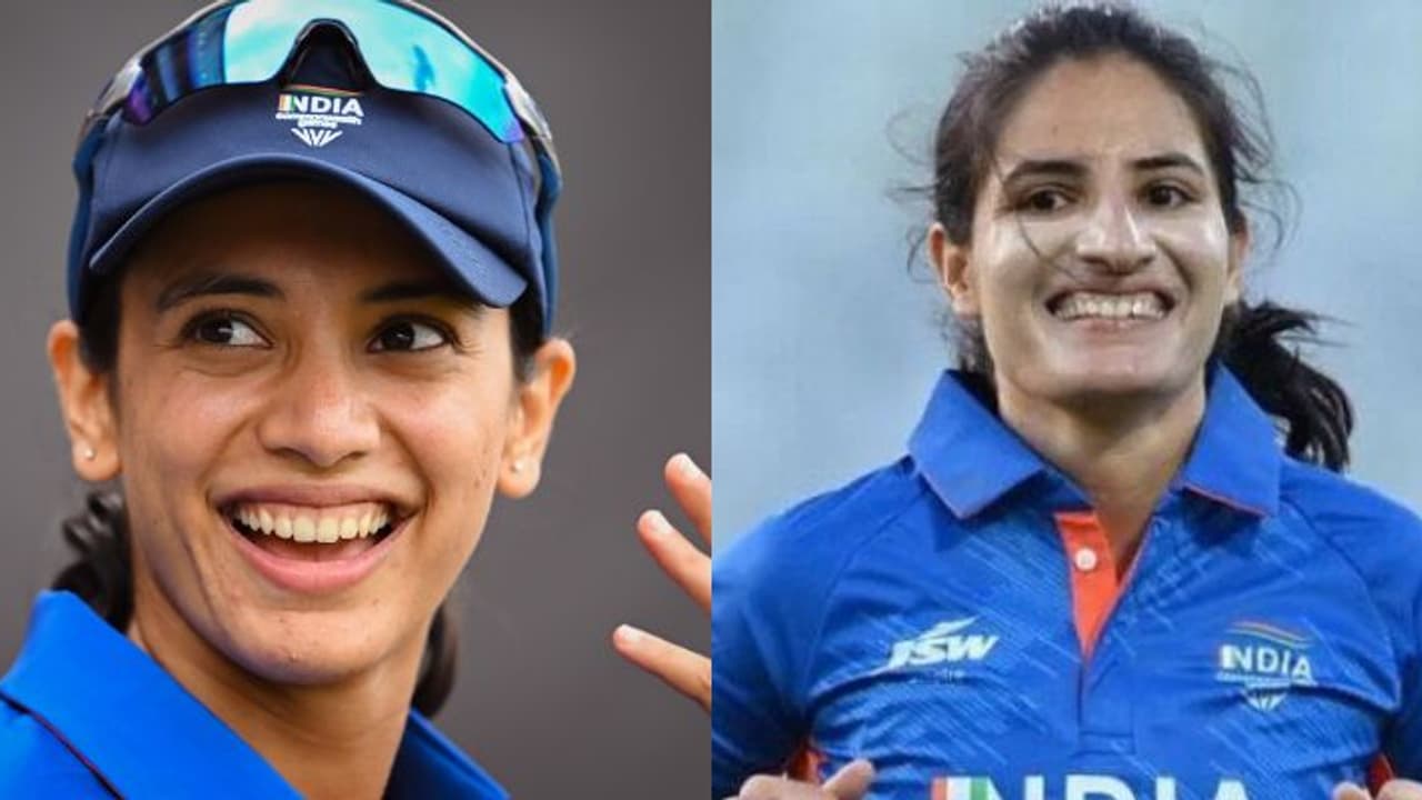 സ്മൃതി മന്ദാനക്ക് സന്തോഷിക്കാനേറെ, ടി20 റാങ്കിങ്ങിൽ നേട്ടം, രേണുകക്കും സ്ഥാനക്കയറ്റം