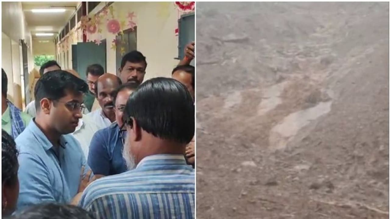 കോഴിക്കോട് വിലങ്ങാട് വീണ്ടും ഉരുൾപൊട്ടി; ദുരന്തമുഖത്ത് കളക്ടറും കുടുങ്ങി, രക്ഷാപ്രവർത്തകരെത്തി പുറത്തെത്തിച്ചു കോഴിക്കോട് വിലങ്ങാട് വീണ്ടും ഉരുൾപൊട്ടി; ദുരന്തമുഖത്ത് കളക്ടറും കുടുങ്ങി, രക്ഷാപ്രവർത്തകരെത്തി പുറത്തെത്തിച്ചു