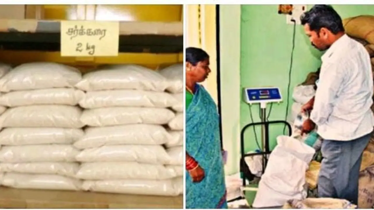 ரேஷன் கடையில் உணவு பொருள் எடை குறையுதா.? இனி பாக்கெட்டில் அரிசி, சக்கரை.! ஊழியர்களுக்கு செக் தமிழக அரசு அதிரடி
