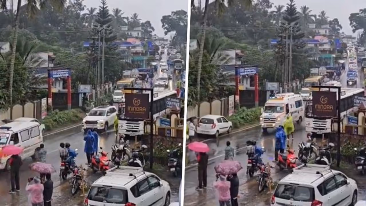 Wayanad landslides: Heart wrenching videos of long convoy of ambulances carrying dead bodies surface (WATCH)