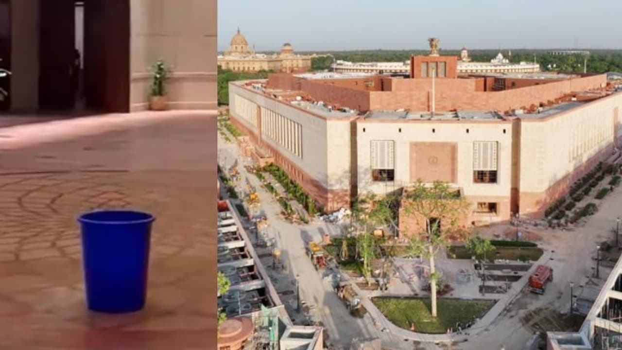 ചോർച്ച കണ്ടെത്തിയ പുതിയ പാർലമെന്റിൽ സുരക്ഷ ഉറപ്പാക്കണം, സർവ്വകക്ഷി യോഗം വിളിക്കണം, കടുപ്പിച്ച് പ്രതിപക്ഷം 