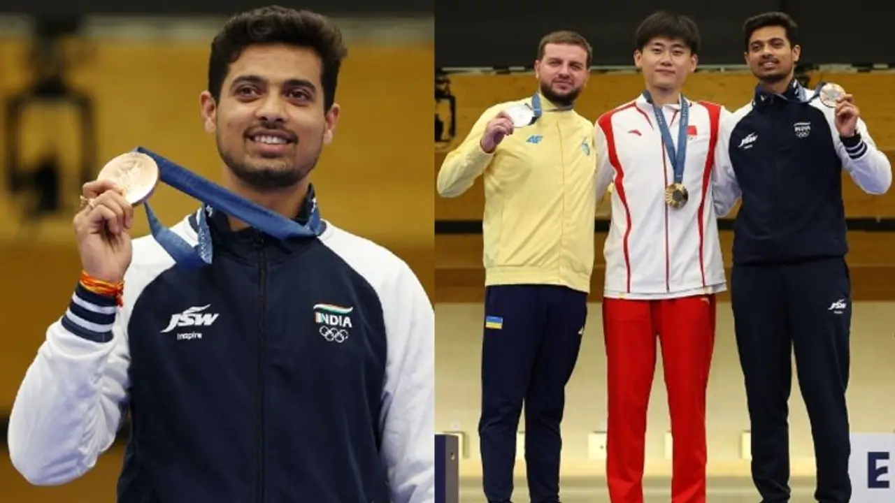 தோனியைப் போன்று டிக்கெட் செக்கர் வேலை; இந்தியாவிற்கு 3ஆவது பதக்கம் வென்று கொடுத்த ஸ்வப்னில் சிங்!