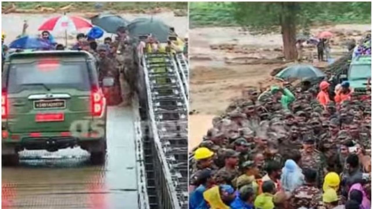 സല്യൂട്ട് ഇന്ത്യന്‍ ആര്‍മി, ചൂരല്‍മലയില്‍ ബെയിലി പാലം നിര്‍മാണം പൂര്‍ത്തിയായി, ബല പരിശോധന വിജയകരം