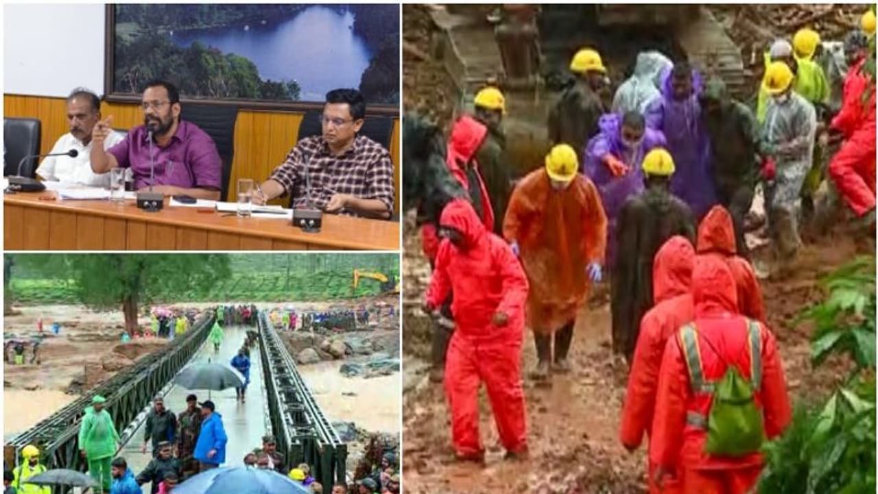 നാളെ ചാലിയാറിന്റെ 40 കി.മീറ്റർ പരിധിയിൽ പരിശോധന, ബെയ്ലി പാലത്തിലൂടെ 25 ആംബുലൻസുകൾ അകത്ത് സജ്ജമാക്കും നാളെ ചാലിയാറിന്റെ 40 കി.മീറ്റർ പരിധിയിൽ പരിശോധന, ബെയ്ലി പാലത്തിലൂടെ 25 ആംബുലൻസുകൾ അകത്ത് സജ്ജമാക്കും