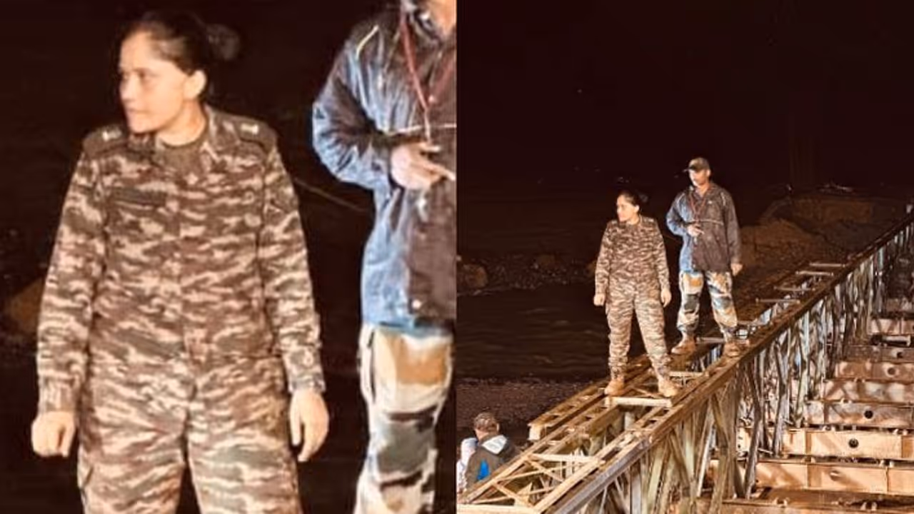 Viral Photo | பெய்லி பாலத்தில் மேஜர் சீதா ஷெல்கே! சவால்களை எதிர்த்து சாதித்த பெண் ராணுவ பொறியாளர்! Viral Photo | பெய்லி பாலத்தில் மேஜர் சீதா ஷெல்கே! சவால்களை எதிர்த்து சாதித்த பெண் ராணுவ பொறியாளர்!