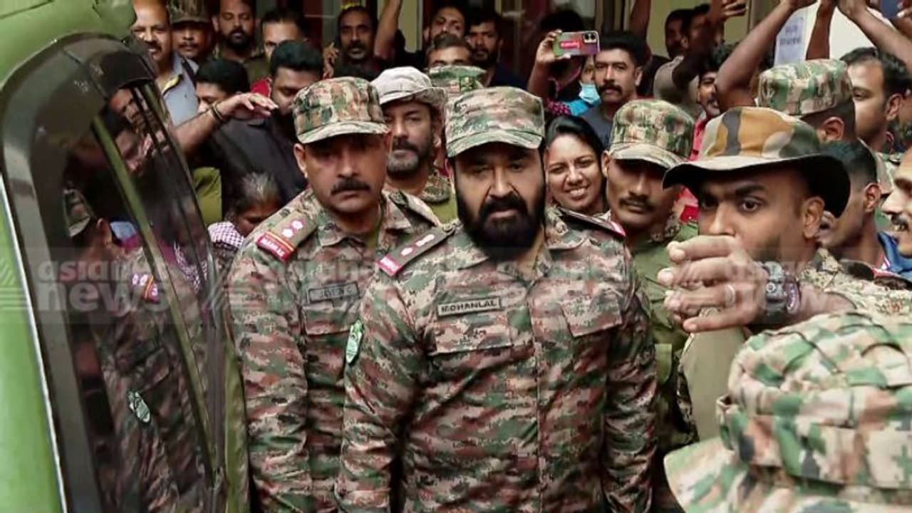 Actor Mohanlal visits landslide hit areas in Wayanad, donates Rs 25 Lakh to CMDRF; check details