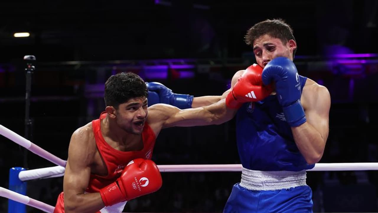 குத்துச்சண்டை போட்டியில் நிஷாந்த் தேவ் அதிர்ச்சி தோல்வி – பதக்கம் வெல்லும் வாய்ப்பை இழந்து வெளியேற்றம்! குத்துச்சண்டை போட்டியில் நிஷாந்த் தேவ் அதிர்ச்சி தோல்வி – பதக்கம் வெல்லும் வாய்ப்பை இழந்து வெளியேற்றம்!