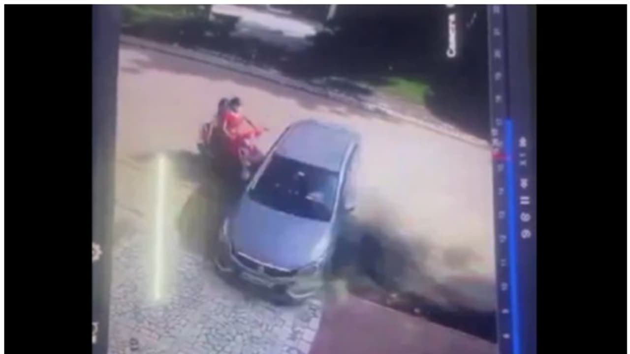 WATCH: Four minors cause tragic accident in Kanpur: mother dies, daughter injured