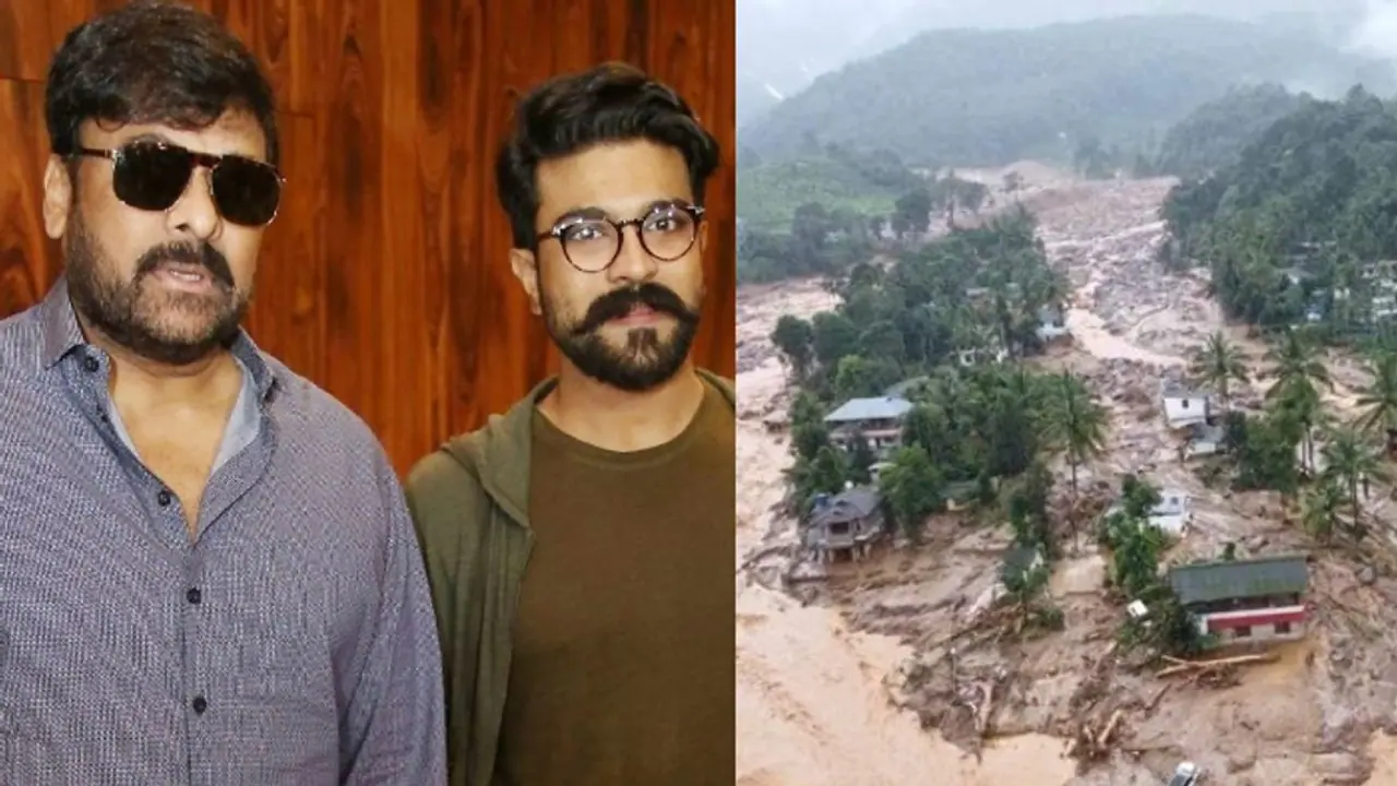 'Deeply distressed...' Chiranjeevi, Ram Charan donate Rs 1 crore to Wayanad landslide relief