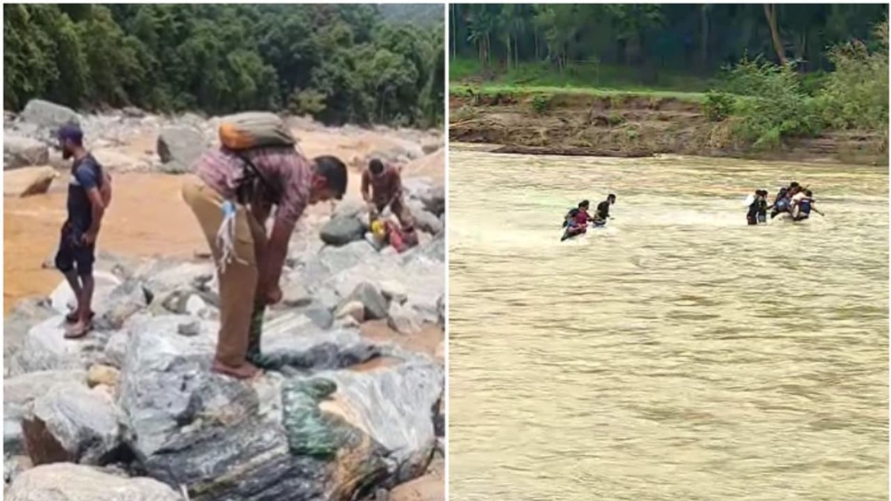 ചാലിയാർ പുഴയിൽ തെരച്ചിലിന് പോയ 18 രക്ഷാപ്രവർത്തകർ വനത്തിൽ കുടുങ്ങി