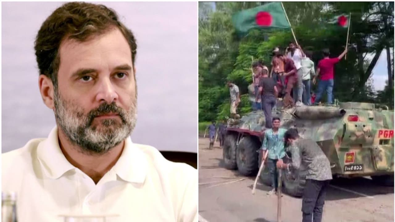 ബം​ഗ്ലാദേശ് കലാപം; സ്ഥിതി​ഗതികൾ വിലയിരുത്തി രാഹുൽ​ഗാന്ധി, വിദേശകാര്യമന്ത്രിയുമായി കൂടിക്കാഴ്ച്ച