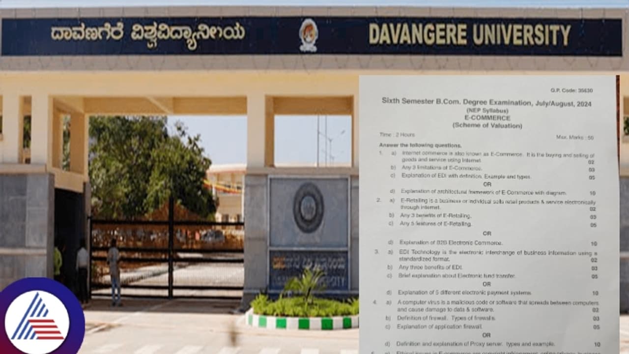 ಬಿಕಾಂ ಪದವಿ ಪರೀಕ್ಷೆಯಲ್ಲಿ ಮಹಾ ಎಡವಟ್ಟು; ಪ್ರಶ್ನೆ ಪತ್ರಿಕೆ ಬಿಟ್ಟು ಮಾದರಿ ಉತ್ತರ ಪತ್ರಿಕೆ ವಿತರಣೆ ಬಿಕಾಂ ಪದವಿ ಪರೀಕ್ಷೆಯಲ್ಲಿ ಮಹಾ ಎಡವಟ್ಟು; ಪ್ರಶ್ನೆ ಪತ್ರಿಕೆ ಬಿಟ್ಟು ಮಾದರಿ ಉತ್ತರ ಪತ್ರಿಕೆ ವಿತರಣೆ