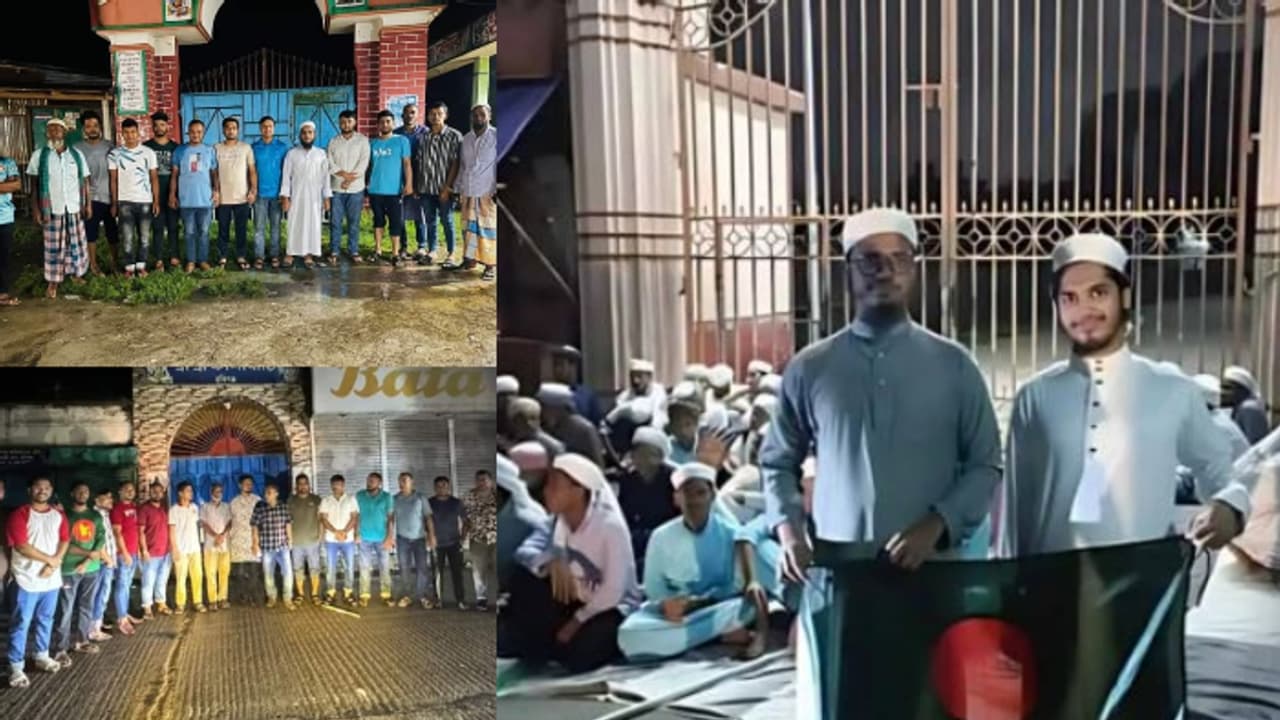 പള്ളിയിൽ നിന്ന് ആഹ്വാനം, ഹൈന്ദവ ക്ഷേത്രങ്ങൾക്ക് കാവലായി മുസ്ലിം യുവാക്കൾ, ബംഗ്ലാദേശിൽ അനിശ്ചിതത്വം തുടരുന്നു പള്ളിയിൽ നിന്ന് ആഹ്വാനം, ഹൈന്ദവ ക്ഷേത്രങ്ങൾക്ക് കാവലായി മുസ്ലിം യുവാക്കൾ, ബംഗ്ലാദേശിൽ അനിശ്ചിതത്വം തുടരുന്നു