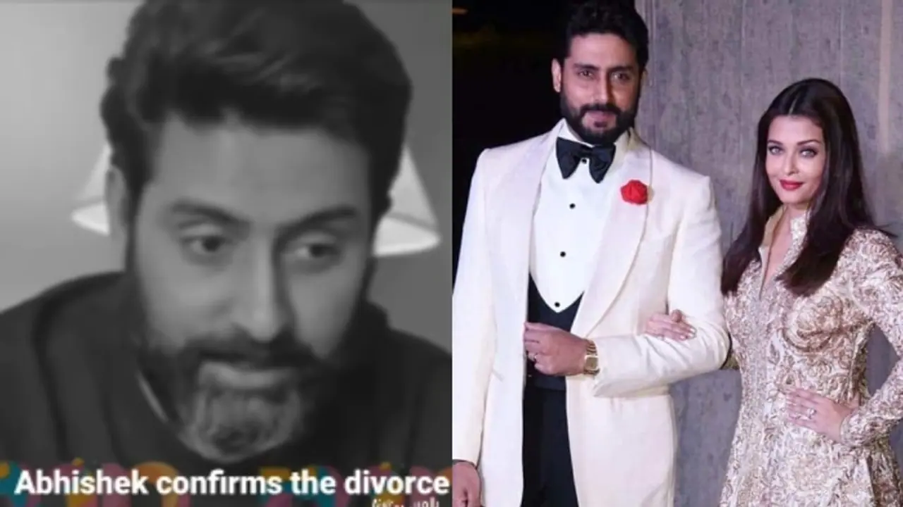 FACT CHECK! Abhishek Bachchan, Aishwarya Rai's FAKE video announcing divorce becomes hot topic once again FACT CHECK! Abhishek Bachchan, Aishwarya Rai's FAKE video announcing divorce becomes hot topic once again