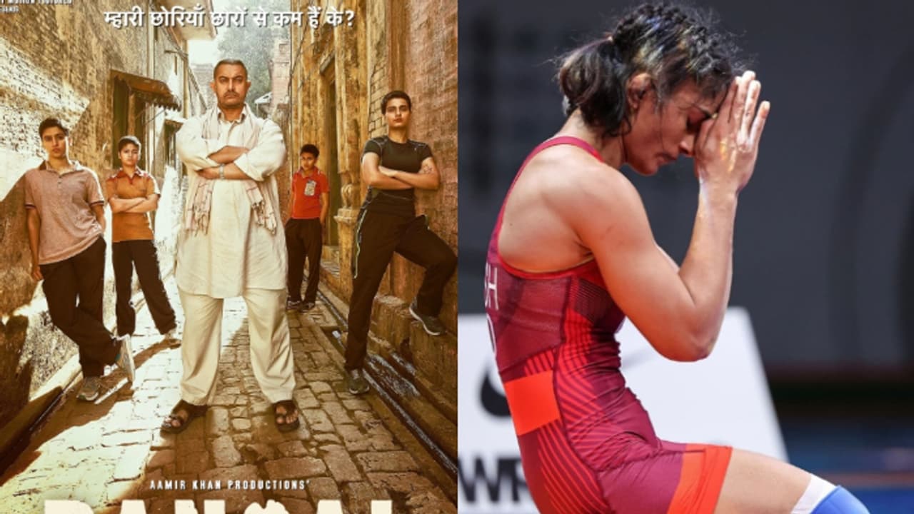 'It's time for 'Dangal 2'....',Netizens urge Aamir Khan after Vinesh Phogat's historic win at Paris Olympics 'It's time for 'Dangal 2'....',Netizens urge Aamir Khan after Vinesh Phogat's historic win at Paris Olympics