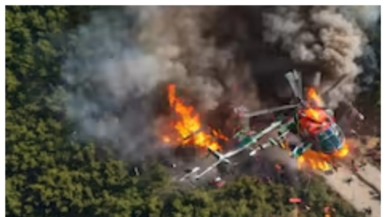 ನೇಪಾಳದಲ್ಲಿ ಮತ್ತೊಂದು ಹೆಲಿಕಾಪ್ಟರ್ ದುರಂತ, 5 ಮಂದಿ ಸಜೀವ ದಹನ!