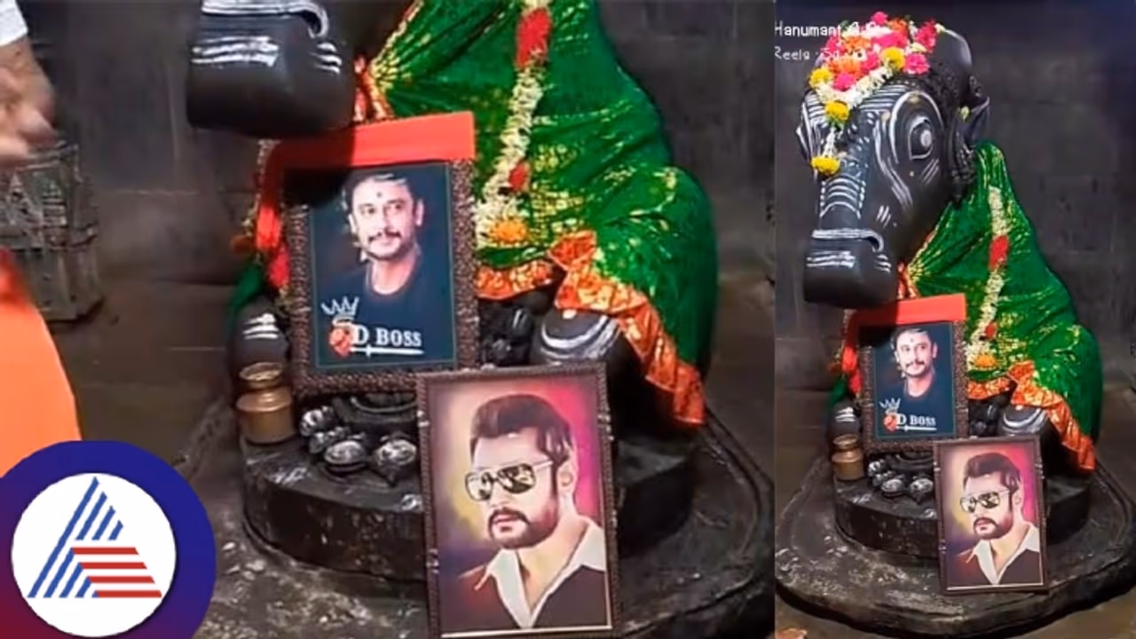Karnataka: Outrage erupts as another priest offers puja to accused actor Darshan's photo in Vijayanagar temple