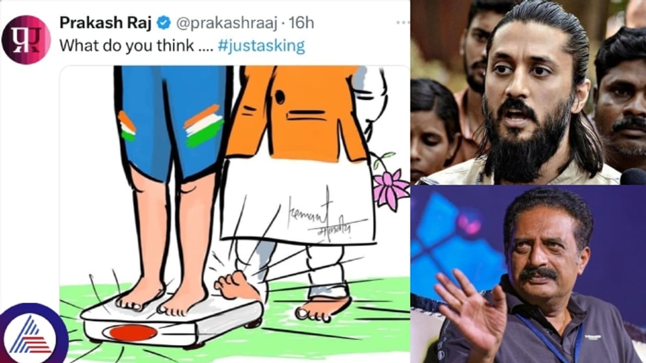 ಮೋದಿ ಟೀಕಿಸಿದ ನಟ ಪ್ರಕಾಶ್ ರಾಜ್ ಅಜ್ಞಾನಿ, ಕೆಟ್ಟ ಹೋರಾಟಗಾರ; ಅಹಿಂಸಾ ಚೇತನ್