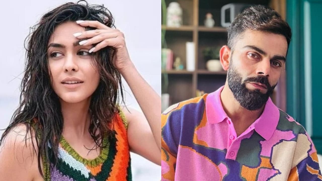 Mrunal Thakur says 'STOP IT OK' as her 'Madly in love with Virat Kohli' video goes viral Mrunal Thakur says 'STOP IT OK' as her 'Madly in love with Virat Kohli' video goes viral