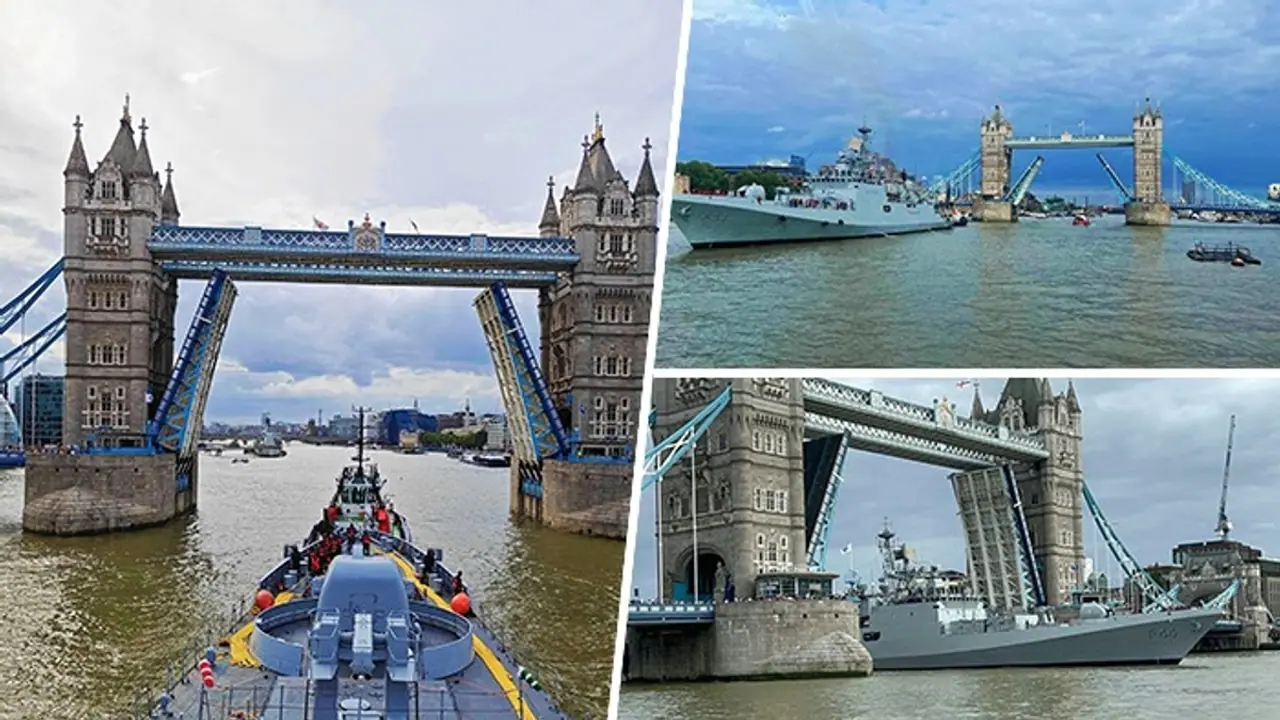INS Tabar in London for 4 days, to participate in maritime partnership exercise with Royal Navy