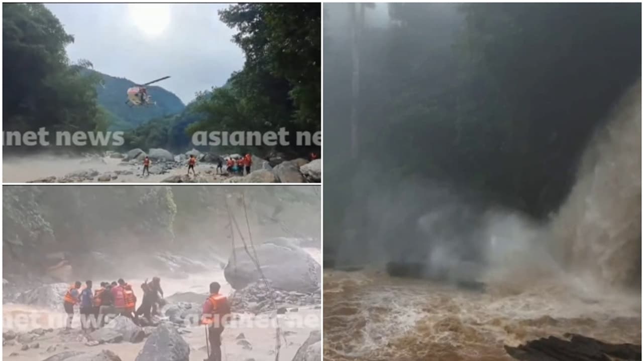 Wayanad landslides: Four bodies recovered from Soochippara Kanthanpara area, search ops continue