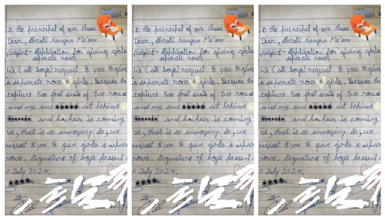 'ടീച്ചറെ, പെണ്കുട്ടികളെ മറ്റൊരു നിരയിലേക്ക് മാറ്റണം'; ആൺകുട്ടികളുടെ ആവശ്യം കേട്ട് കണ്ണ് തള്ളി സോഷ്യൽ മീഡിയ 'ടീച്ചറെ, പെണ്കുട്ടികളെ മറ്റൊരു നിരയിലേക്ക് മാറ്റണം'; ആൺകുട്ടികളുടെ ആവശ്യം കേട്ട് കണ്ണ് തള്ളി സോഷ്യൽ മീഡിയ