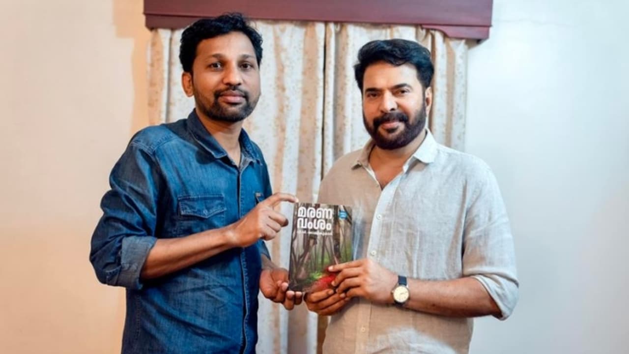 എന്താണ് കഥ? ചോദ്യവുമായി മമ്മൂട്ടി; ഒടുവിൽ മരണവംശം 'മമ്മൂക്ക'യുടെ കയ്യിലെത്തിച്ച് പി വി ഷാജി കുമാർ