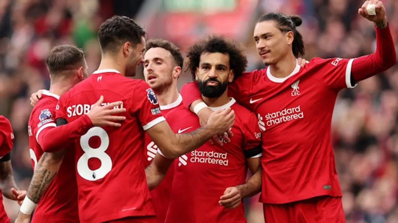 Liverpool earn hard fought 2 0 Premier League win against Ipswich Town Liverpool earn hard fought 2 0 Premier League win against Ipswich Town