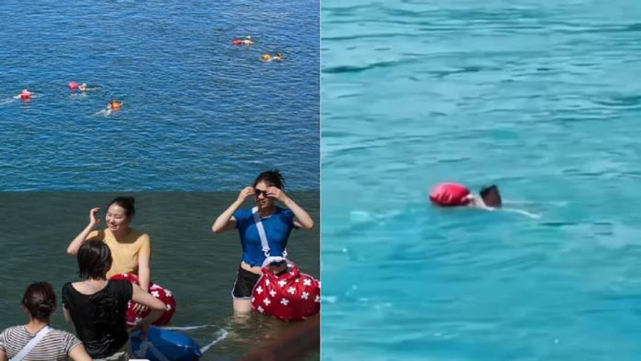 ആഹാ, സംഗതി കൊള്ളാമല്ലോ, നീന്തി ജോലിക്ക് പോകുന്ന ആളുകൾ, ട്രാഫിക് ബ്ലോക്കിനിയൊരു പ്രശ്നമേയല്ല, വൈറൽ പോസ്റ്റ് ആഹാ, സംഗതി കൊള്ളാമല്ലോ, നീന്തി ജോലിക്ക് പോകുന്ന ആളുകൾ, ട്രാഫിക് ബ്ലോക്കിനിയൊരു പ്രശ്നമേയല്ല, വൈറൽ പോസ്റ്റ്