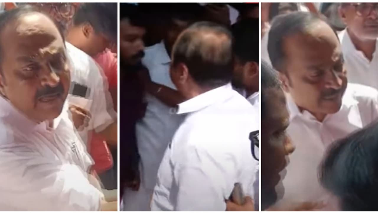 'ഞാൻ നിൽക്കുമ്പോളാണോ തോന്ന്യാസം കാണിക്കുന്നത്', കൈരളി ടിവി റിപ്പോർട്ടർക്കെതിരെ പ്രതിഷേധിച്ചവരെ ശകാരിച്ച് സതീശൻ