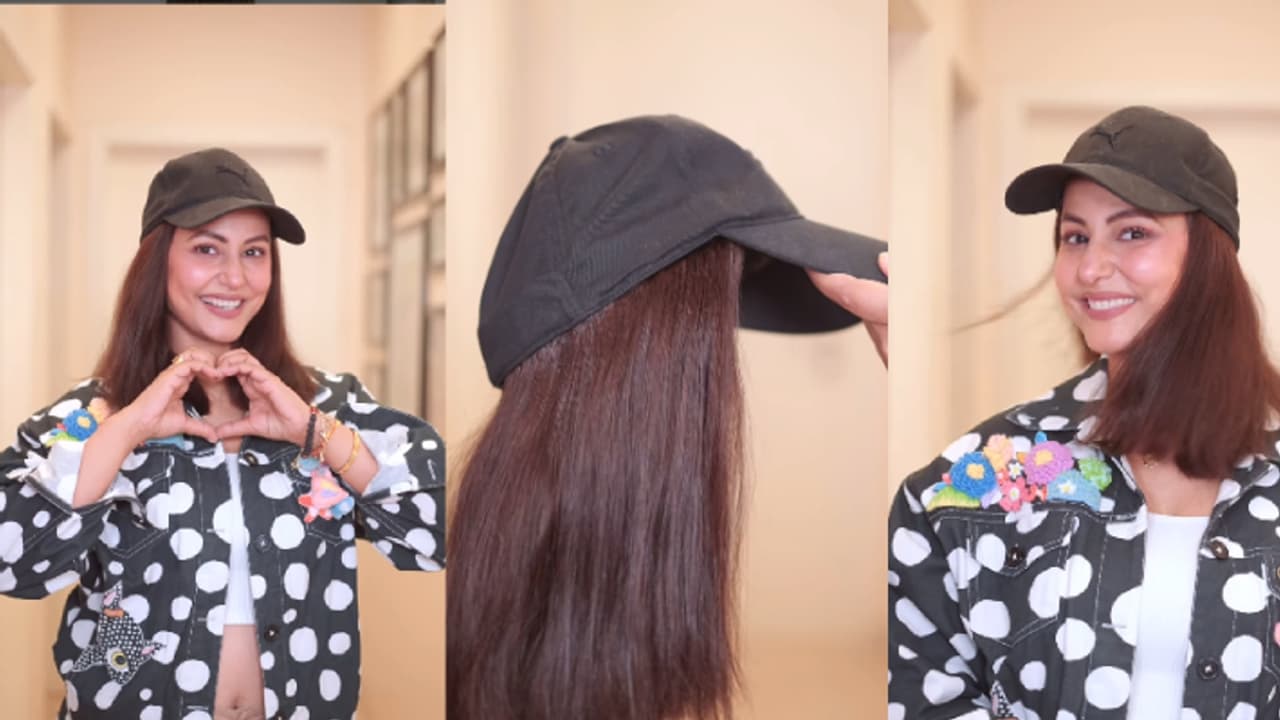 खुद के बालों की Wig पहनी कैंसर पेशेंट Hina Khan ने, ये एक्सपेरिमेंट वाकई है खास