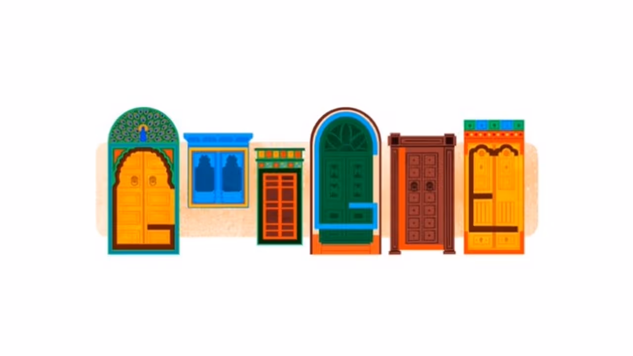 ഇന്ത്യയുടെ വാതിലുകള്‍; സ്വാതന്ത്ര്യദിനത്തില്‍ ഇന്ത്യന്‍ വാസ്തുവിദ്യയ്ക്ക് ആദരമര്‍പ്പിച്ച് ഗൂഗിള്‍ 