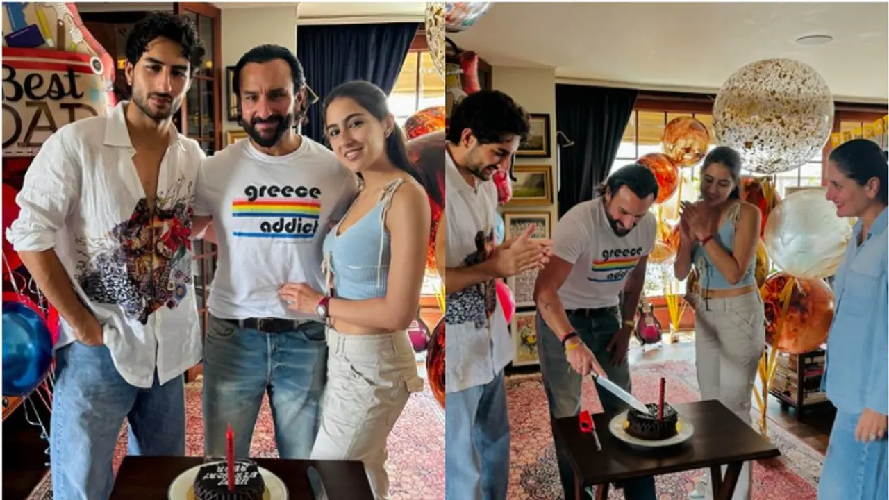 'Happiest birthday Abba....', Sara Ali Khan gives glimpse into Saif Ali Khan's intimate birthday celebration 'Happiest birthday Abba....', Sara Ali Khan gives glimpse into Saif Ali Khan's intimate birthday celebration