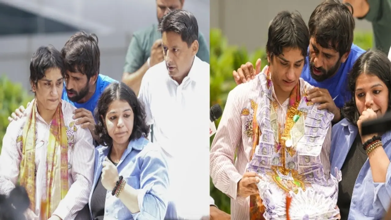 ಬಜರಂಗ್ ವಿನೇಶ್ ಎದುರು ಸಾಕ್ಷಿ ಮಲಿಕ್ ಗಂಭೀರ ಆರೋಪ: ತುಟಿಬಿಚ್ಚಿದ ಕಾಂಗ್ರೆಸ್ ಶಾಸಕಿ ಫೋಗಟ್!