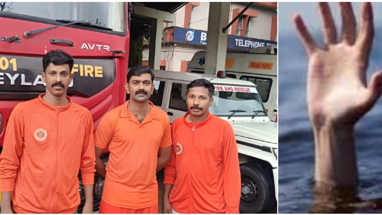 ശബരിമല തീർത്ഥാടനത്തിനെത്തിയ യുവാവ് പമ്പയിൽ ഒഴുക്കിൽപ്പെട്ടു, കണ്ടയുടൻ ഫയർഫോഴ്സ് ഉദ്യോഗസ്ഥർ ചാടി രക്ഷിച്ചു