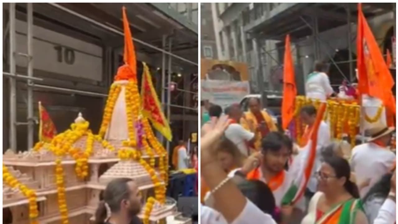  New York's India Day parade features Ram Mandir float despite backlash