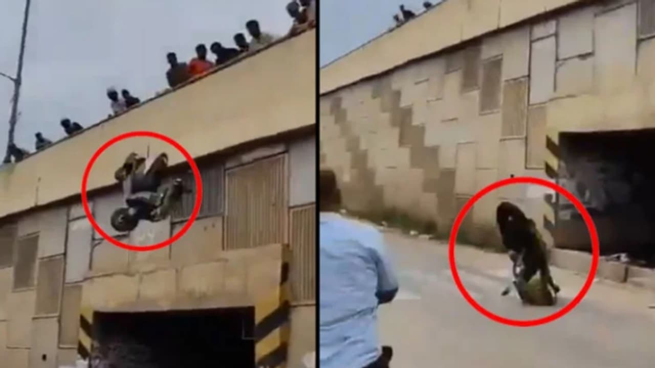 റീൽ ചിത്രീകരണം കാരണം സഹികെട്ടെന്ന് നാട്ടുകാർ, ഒടുവിൽ മേൽപ്പാലത്തിൽ നിന്നും സ്‍കൂട്ടറുകൾ എടുത്തെറിഞ്ഞു! 