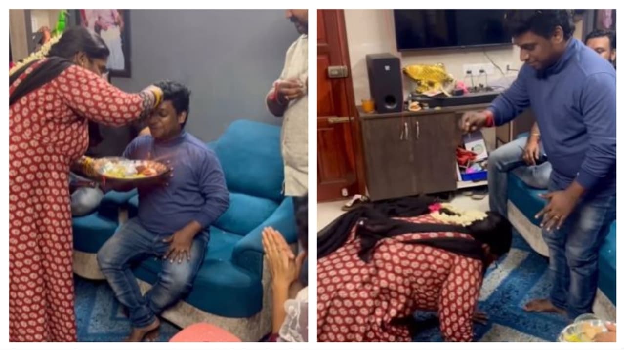 வயிற்றில் குழந்தையோடு.. விஜய் டிவி நாஞ்சில் விஜயன் கையில் ராக்கி கட்டிய இந்திரஜா! வைரல் வீடியோ!